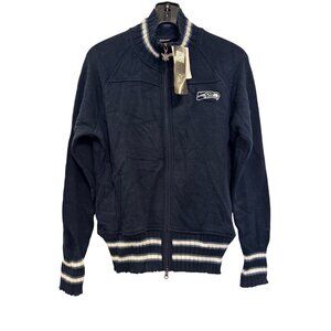 NFL Seahawks Womens XL Sweater Touch By Alyssa Milano Navy Blue